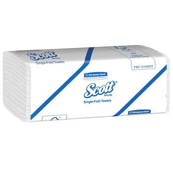 01700 SCOTT WHITE SINGLE FOLD TOWEL